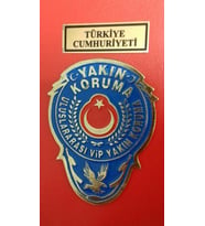 YAKIN KORUMA CÜZDAN ROZETİ (METAL)-SATIN/AL,YAKIN KORUMA KIMLIK KARTLI PERSONELE SATILIR.-SIVILE SATILMAZ