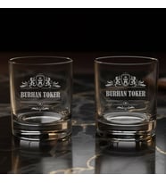 Premium Kristal Kesim 2’li İsim Yazılı Speyside Barrel Reserve Whiskey Glass