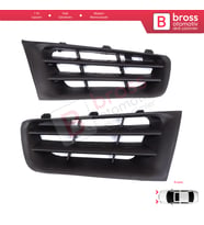 Renault Megane MK2 2006-2009 Makyajlı için Ön Sağ Sol Tampon Radyatör Üst Panjur Hava Izgara Paneli
