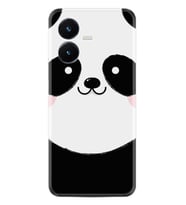 Vivo Y22S Kılıf Silikon Desen Özel Seri Sevimli Panda 1794