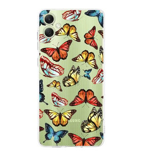 PrintiFy Samsung Galaxy A05 ile Uyumlu Water Color 2  Kamera Korumalı Şeffaf  Kılıf