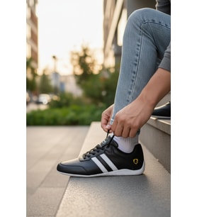 Enoch Ferrari Motosport İnce Tabanlı Sneaker Spor