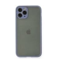 Apple iPhone 11 Pro Kılıf Montreal Silikon Kapak - Gri