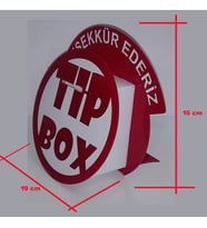 DAİRE TIP BOX BAHŞİŞ KUTUSU