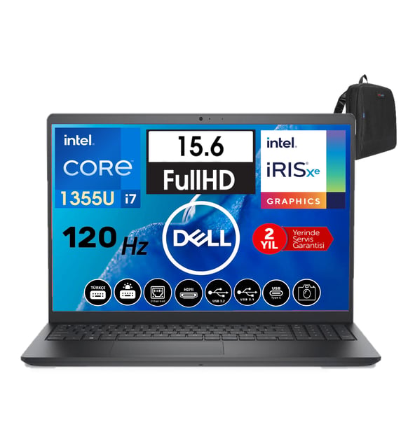 DELL VOSTRO 3530 İntel Core İ7-1355U 32gb 2tb SSD FHD 15.6