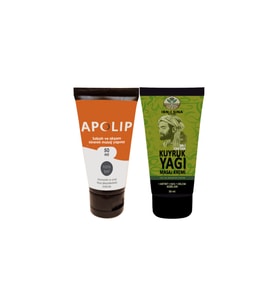 Apolip Hemoroid Cream 50 ml Basur ve Anal Fissur Kremi + İbn-i Sina Kuyruk Yağı Kremi 50ml Fıtık Romatizma Eklem Ağrı Kesici
