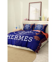 Marcalanya Çift Kişilik Nevresim Takımı Pamuklu Saten Kumaş 6 Parça 3D Dijital Baskı Duvet Cover Set Model.