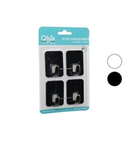 4PCS CLOUD ASKI NO-2 SİYAH - BEYAZ PLASTİK YAPIŞKANLI MONTAJ (4915)