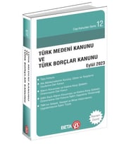 Türk Medeni Kanunu ve Türk Borçlar Kanunu