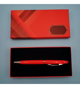 Kırmızı Tükenmez Kalem Touchpen