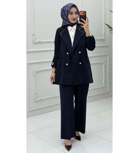 Diana Ceket Takım Lacivert