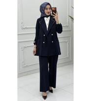 Diana Ceket Takım Lacivert