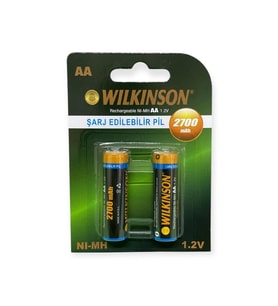 Wilkinson Şarjlı Kalem 2700 Mah 2'Li Pil