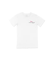 Falcon Spacex Cep Logo Tasarımlı Beyaz Tişört