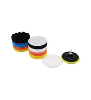 115 MM 11PCS POLİSAJ SÜNGER SETİ 8 AD. 115MM SÜNGER- 1 POLİSAJ PED -1 M14 ADAPTÖR - 1 CIRTLI DİSK TABAN (5680)