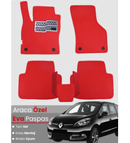 RENAULT SCENİC 3 (2009-2016) Uyumlu EVA Paspas Tam Set–Oto Paspas,Araca Özel,Kolay Montaj