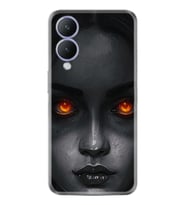 Vivo Y17S Kılıf Resimli Desenli Silikon Platinium Series Dark Woman 1887