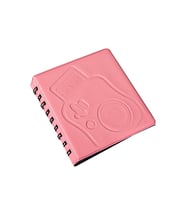 Instax Spiralli Polakart Fotoğraf Albümü - 68 Kapasite+48 baskı dahil (Pembe)