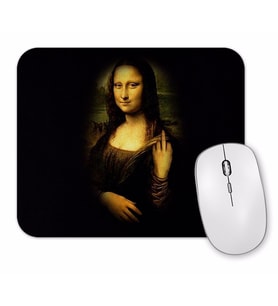 Mona Lisa Obscena Mouse Pad