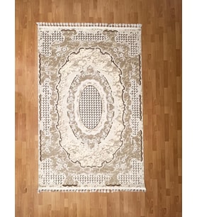 Klasik Oval Madalyon Desenli 200 x 300 Yün Halı