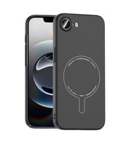 iPhone 17E Kılıf M-Safe Şarj Özellikli Kamera Korumalı Elio Sert PC Kılıf