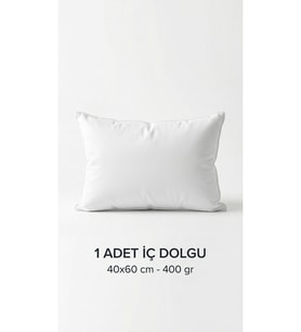 Premium Boncuk Silikon Kırlent İç Yastık 40x60 cm 400 gr