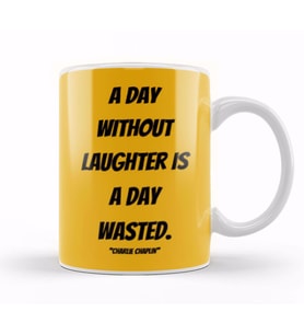 Charlie Chaplin Quotes Ar t Gift Vintage Retro Style Kupa Bardak Porselen
