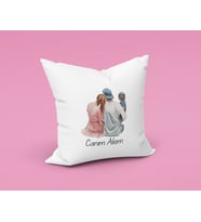 Canım Ailem Tasarımlı Yastık