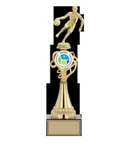 ODAK KUPA - Figürlü Kupalar - Basketbol Kadın Figürlü Kupalar FG-034 A - 37 cm
