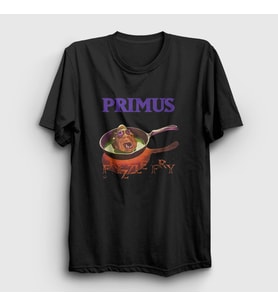 Presmono Unisex Siyah Frizzle Fry Primus T-Shirt 447373tt