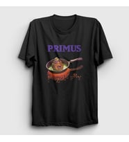 Presmono Unisex Siyah Frizzle Fry Primus T-Shirt 447373tt
