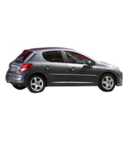 BLUEOTO Peugeot 207 Krom Cam Çıtası 2006-2013 Paslanmaz Çelik 4 Parça