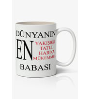 Babalar Günü Baskılı Kupa Bardak Baskılı Kahve Kupa Bardak