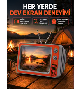 Mobil Telefon Ekran Büyütücü 12 İnç Fresnel Lens Göz Konforu Sağlayan Taşınabilir