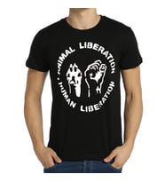 Bant Giyim - Animal Liberation Siyah Erkek T-shirt Tişört