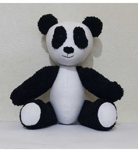 Sevimli Panda Organik Bez Oyuncak