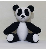Sevimli Panda Organik Bez Oyuncak