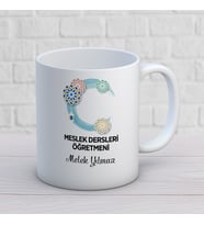 Kişiye Özel Meslek Meslek Dersleri Öğretmeni Hediyelik Kupa Bardak