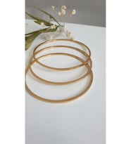 ÇELİK KELEPÇE KADIN 3 LÜ AJDA KİBRİT ÇÖPÜ  BİLEZİK 316L  KARARMAZ RENK GARANTİLİDİR GOLD RENK 6,3 CM