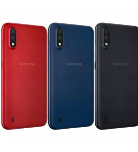 Samsung A01 SM-A015F Arka Pil Batarya Kapak (Mavi)