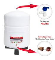 Su Arıtma Cihazı Tankı 2.2 Galon 8 Litre Metal Tank