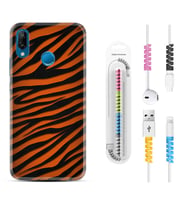 Huawei P20 Lite Mate 10 20 Lite Pro P40 Lite KılıfKablo Koruma Spiral Silikon Leopar Yeni 1676