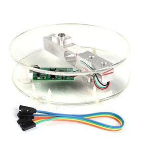 Dijital Yük Hücresi Ağırlık Sensörü 5kg Kapasiteli ve Arduino Uyumlu Dönüştürücü Modül Seti