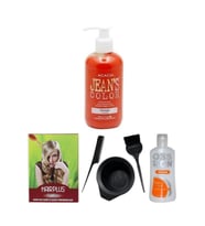Saç Boyası Turuncu 250 ml - Saç Açıcı - Boya Temizleyici Ve Fluweel Boya Seti 869900100973132