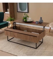 Eşyala. Akıllı Sehpa Ortadan Açılır Atlantik (120 x 60 x 43 cm)