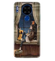 Reeder P13 Blue Max Lite Kılıf Desenli Silikon Ananas Camera Glass