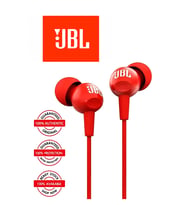JBL C100 SI Mikrofonlu Kulak İçi kulaklık Ear Headphones Kablolu (Kırmızı)