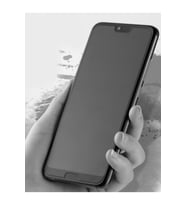 Huawei Mate 10 Lite Siyah Mat Tam Full Kaplayan Seramik Nano Cam Ekran Koruyucu