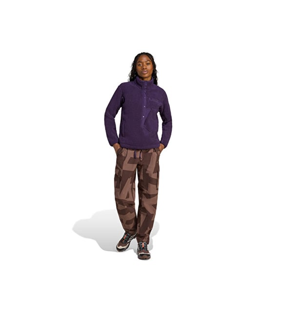 adidas W Terrex Xpl Pile Snap Kadın Outdoor Polar Sweatshirts
