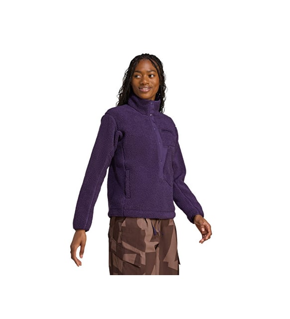 adidas W Terrex Xpl Pile Snap Kadın Outdoor Polar Sweatshirts